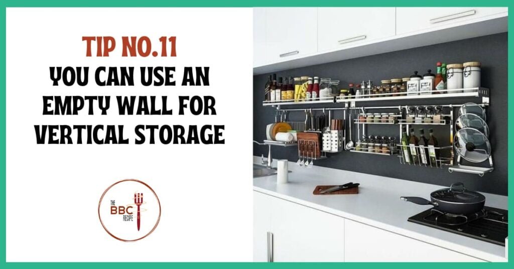 Tip No.11_ You Can Use an Empty Wall for Vertical Storage