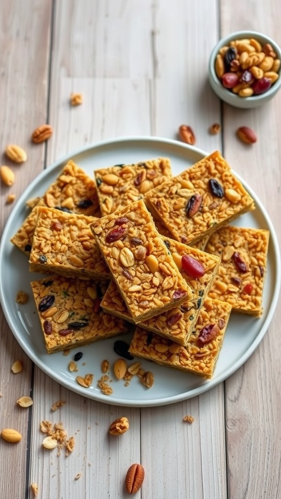 Simple No-Bake Homemade Granola Bars Recipe
