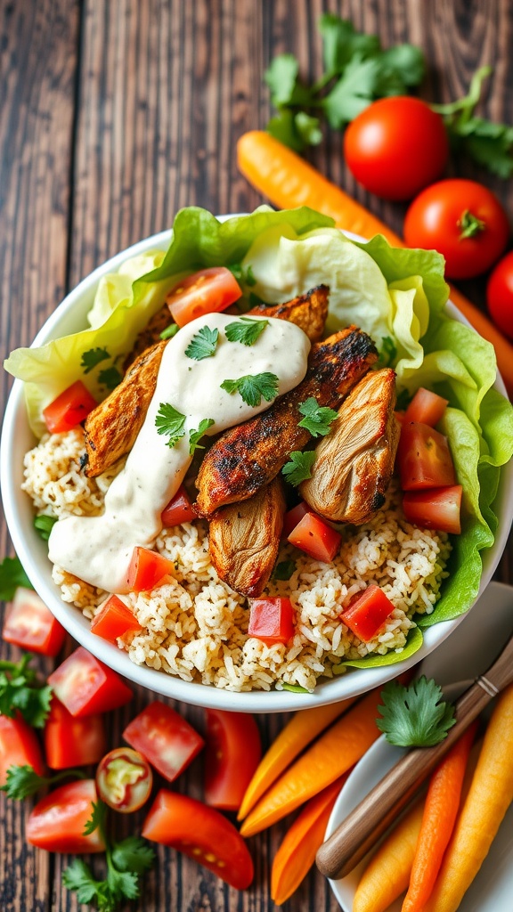 Savory Chicken Shawarma Bowl Recipe