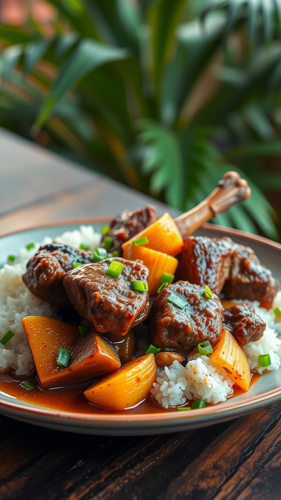 Savory Instant Pot Jamaican Oxtail Recipe